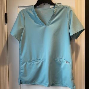 Medium Figs sea glass Casma three pocket scrub top